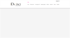 Desktop Screenshot of davincipublicidadymedios.com